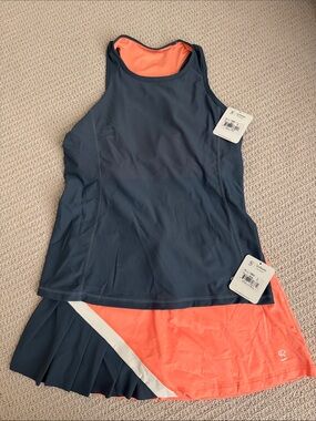 Sofibella grey & orange tennis set